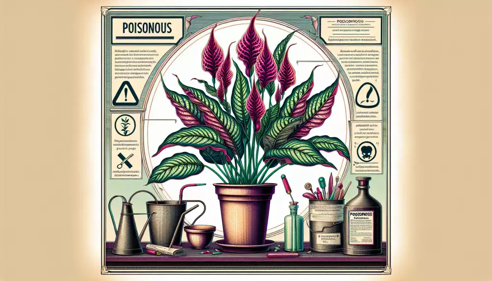 jedovatá pokojová rostlina