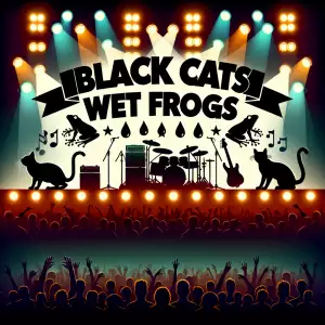 Černý Kočky Mokrý Žáby Koncert