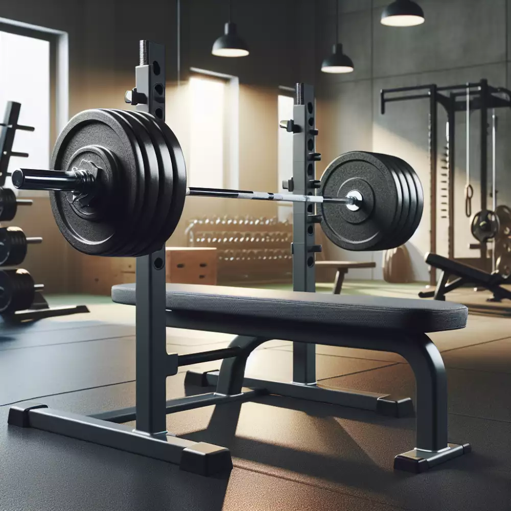 váha tyče na bench press
