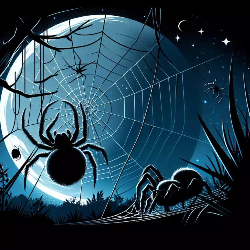 co dělá pavouk když spíte