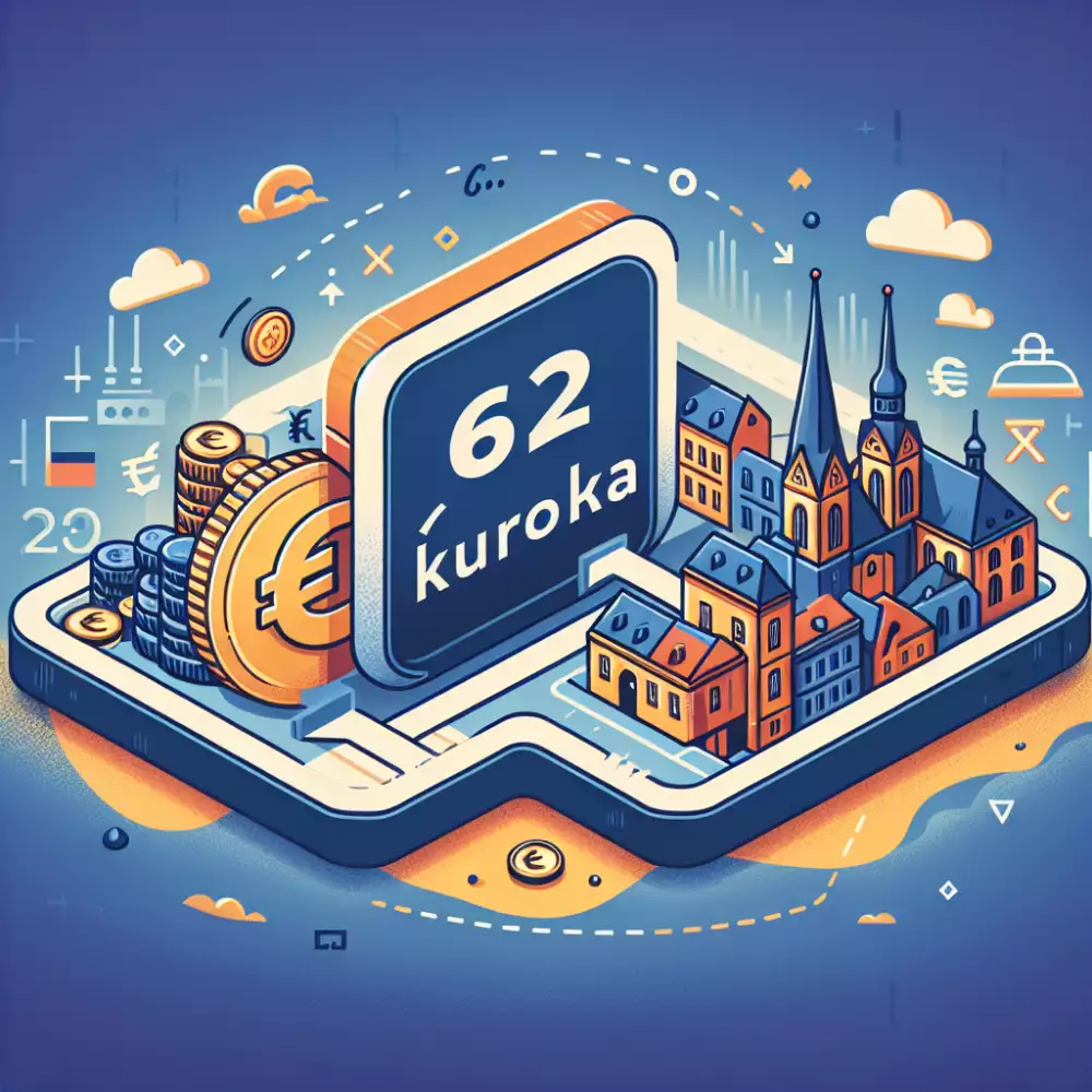 62 eur to czk