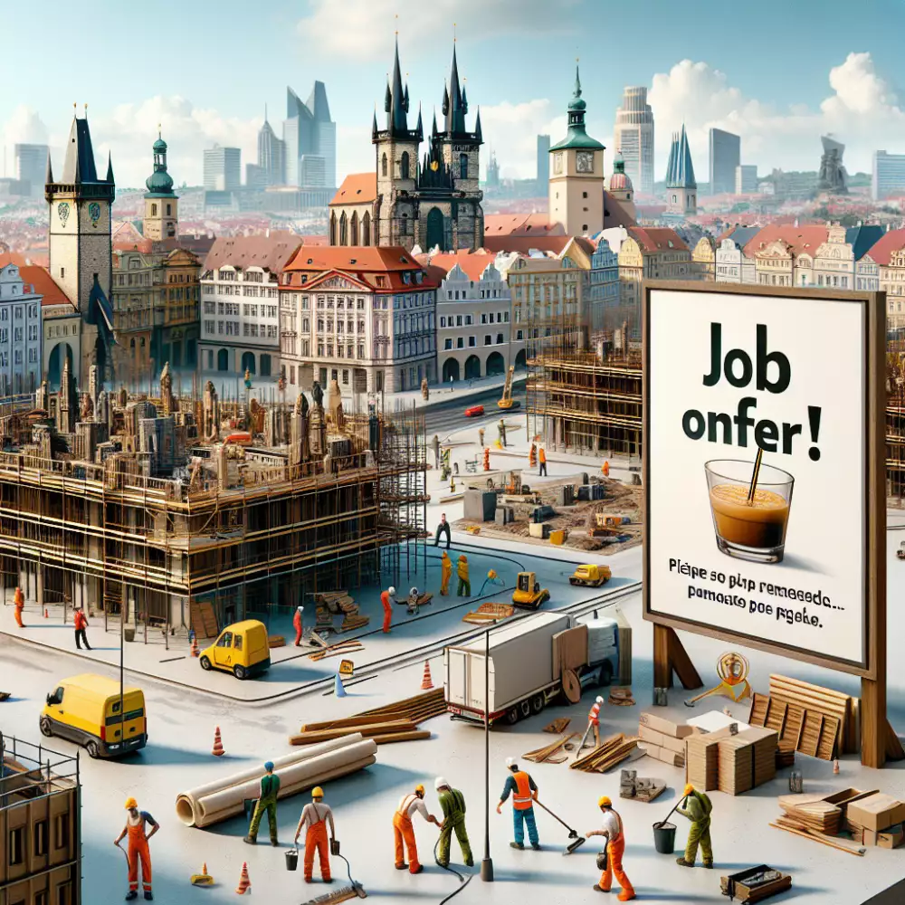 práce na stavbě praha