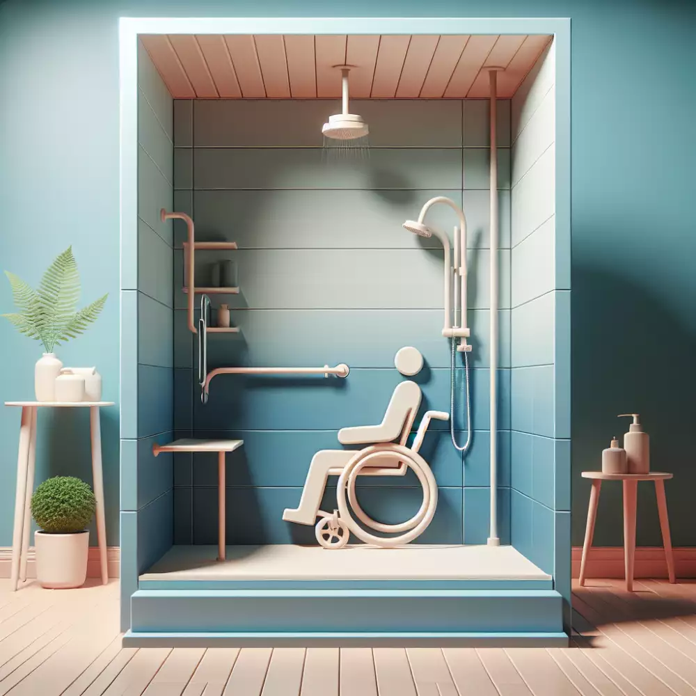 sprchový kout pro invalidy