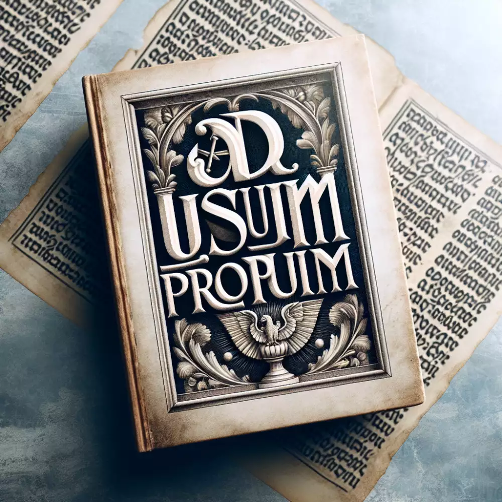 ad usum proprium