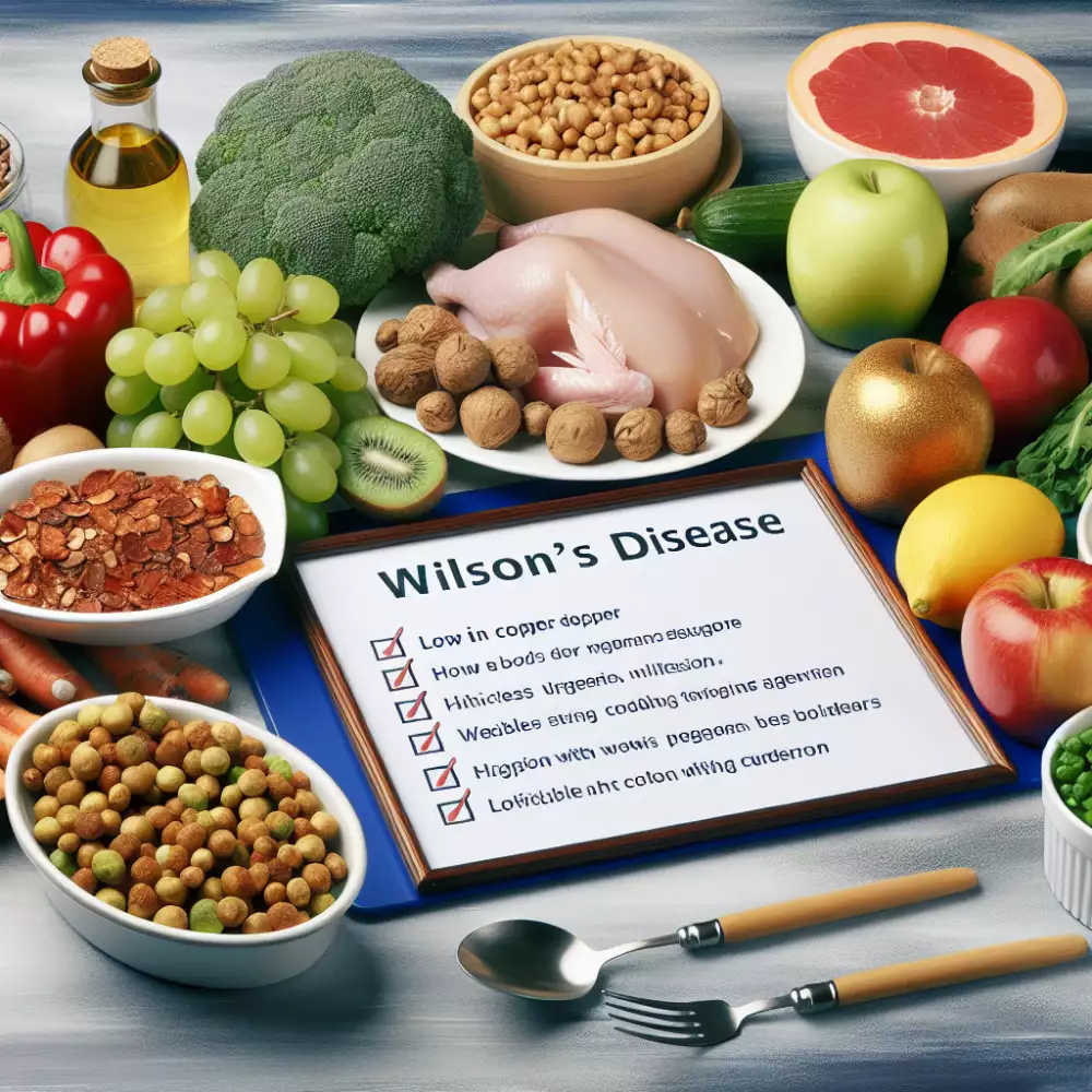 wilsonova choroba dieta